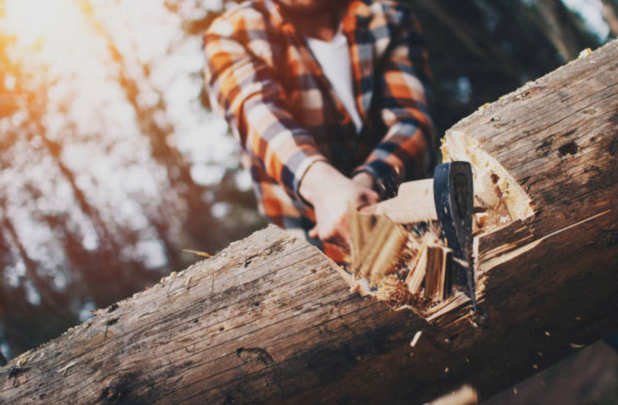 chop wood